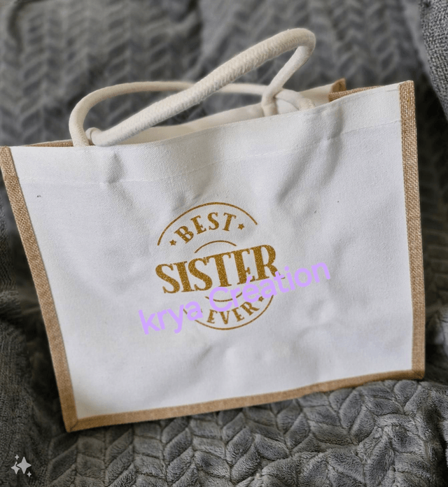 Sac en jute ( taille M)